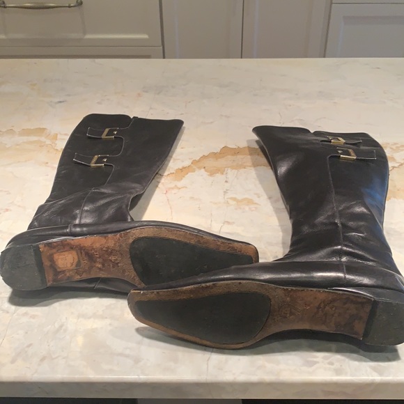 COCO CHANEL LONG BLACK BOOTS - Picture 3 of 7